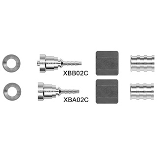 N512-1200 Gomax XBA02C | Rechte schroefpilaar | 1/4" SAE