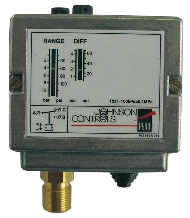 N480-6000 Johnson Controls P77AAA-9300 | Regelbereik: -0,5 tot 7 | Reset: