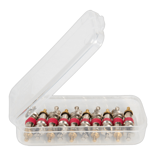 N800-2503 REFCO Schräderventielkern Rood | 10 stuks