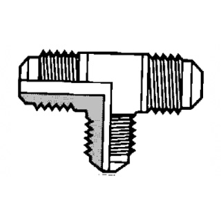 N750-3350 TR2-46 verloop | uitw. flare x uitw. flare x uitw. flare | 1/4" x 1/4" x 3/8"