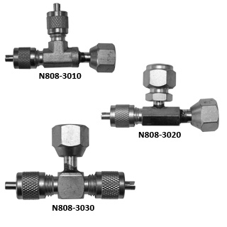 N808-3000 Freddox VAU-272 T-stuk | SAE x SAE x SAE | 5/16" x 1/4" x 1/4"